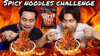 8x SPICY Korean Noodles Challenge With Brothers 🥵Ft  RohitBamola  DAILY VLOGS [upl. by Henka]