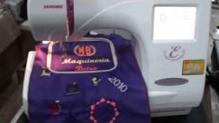 Janome Memory Craft 350e en MAQUINERIA BEIRO [upl. by Yniatirb787]