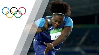 USAs Carter outthrows for Shot Put gold [upl. by Coyle]