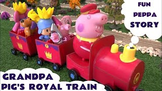 Peppa Pig and George Ride The Musical Royal Train [upl. by Cattan]