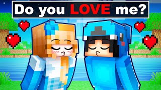 Using a LIE DETECTOR on my Crush in Minecraft [upl. by Lissie871]