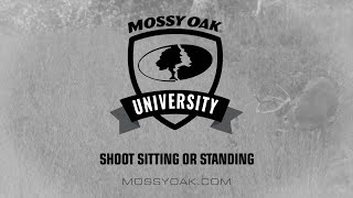 Shooting a Bow Standing vs Sitting  Mossy Oak University [upl. by Cathleen707]