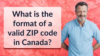 What is the format of a valid ZIP code in Canada [upl. by Gord]