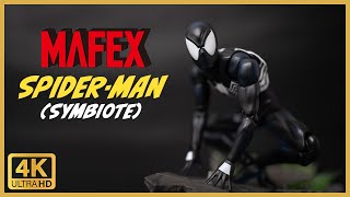 Mafex SPIDERMAN Black Costume Symbiote No147 Figure Review [upl. by Aicnilav]