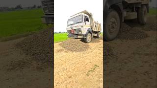 TATA TRUCK POWER 🥰💯 tata horn dumper truck jcb [upl. by Yreffej]