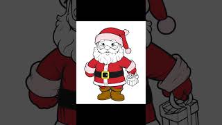 Kerstman kleurplaat  Christmas coloring pages  Kleurplaat  Kleurplaten Kind [upl. by Mechelle727]