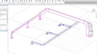 Beginner Tutorial Revit 2017  Creating an HVAC System [upl. by Asile985]