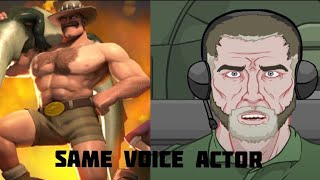 Same Voice Actor Part 1 Reupload [upl. by Zoeller]