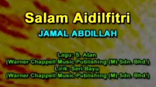 Jamal Abdillah  Salam Aidilfitri KARAOKE NO VOCAL [upl. by Adner]