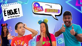 LIVE DE DESAFIOS QUEM VENCERÁ AGUARDAMOS TODOS VOCÊS  PARTICIPE [upl. by Sollie]