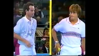 Henri Leconte vs John McEnroe  Stuttgart Classic 1989 [upl. by Yemrej]