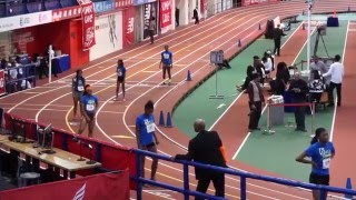 Otavia Nicely amp Tiana Richards 200m Finals Middle School Division  Colgate Games 2132016 [upl. by Amble]