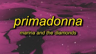 MARINA  PRIMADONNA nightcore Lyrics  i really dont know why its such a big deal though [upl. by Yssim]