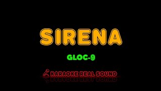 Gloc9  Sirena Karaoke Real Sound [upl. by Lombard]