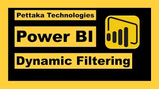 Dynamic Filter Filtering in Power BI using Filter Dax Function [upl. by Esorylime951]