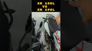 XR 150L VS XR 190L DIFERENCIAS [upl. by Gildea]