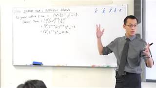 Greatest Binomial Coefficient  worked example 1 of 2 [upl. by Uwkuhceki]