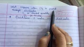 10 CBSE Carbon dioxide in lime water [upl. by Melicent]