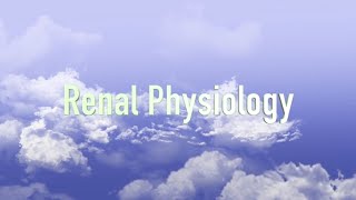 Renal Physiology VETERINARY TECHNICIAN EDUCATION [upl. by Paine119]