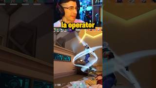 ENSEÑO a 1 PRO PLAYER cómo jugar Operator 🏆 valorant live streamer funny moments highlights 2024 [upl. by Tnayrb]