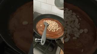 Making peanut brittle cooking british yummy [upl. by Clarey]