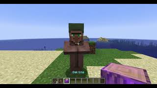 minecraft how to get knockback 1000 on any item [upl. by Yila332]