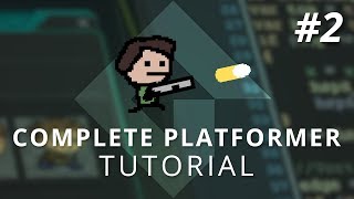 GameMaker Studio 2 Complete Platformer Tutorial Part 2 Animated Player [upl. by Einberger]