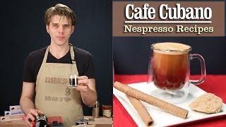 How to Make a perfect Cafe Cubano Cuban Coffee with the Nespresso Machine [upl. by Trinatte714]