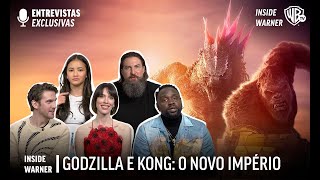 ENTREVISTA COM ADAM WINGARD E ELENCO DE GODZILLA E KONG O NOVO IMPÉRIO  INSIDE WARNER [upl. by Htebazile165]