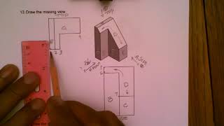 Multiview drawing 13 [upl. by Haran645]