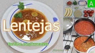 Como Hacer Sopa de Lentejas Mexicanas con Chorizo y Tocino Recetas Faciles y economicas [upl. by Saraiya46]