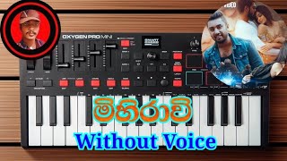 MIHIRAVI song karaoke without voiceEdith by Harsha madhuwansha music [upl. by Anora]