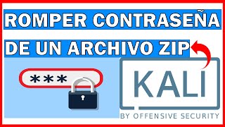 ABRIR ARCHIVO ZIP con CONTRASEÑA  Kali Linux  Seguridad Informatica [upl. by Niemad]