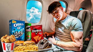 10000 Calorie Challenge On A Plane [upl. by Rooke]