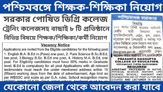 GovtSpon School amp Degree College Vacancyl Training College Job NonTeachingSchool Teaching Jobl [upl. by Dacey478]