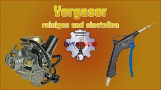 Vergaser reinigen und einstellen [upl. by Hagen278]