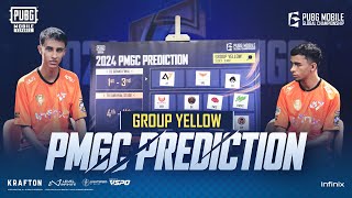 Group Yellow Prediction  2024 PUBG MOBILE GLOBAL CHAMPIONSHIP [upl. by Heyer972]