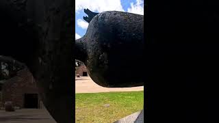 AMERICAN CIVIL WAR CANNON FOUND AT CEMETERY DETROIT MICHIGANwar shorts short vlog cemetery [upl. by Warrenne]