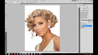 Photoshop Tutorial  Dunkle Haare blondieren  färben [upl. by Ibmat404]