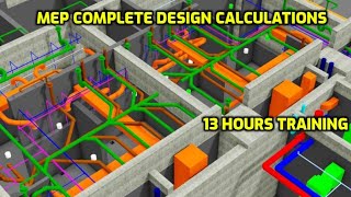 MEP complete design calculations hvac design plumbing design fire fighting design calculation [upl. by Hsetirp]