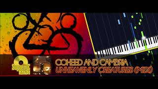 Coheed and Cambria  Unheavenly Creatures FULL MIDI [upl. by Nosac]