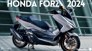 2024 Honda Forza Luxury Scooter with Powerful Engine amp Smart Features  Full Review [upl. by Ahsenrad159]