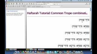 Haftarah Tutorial  All Combinations [upl. by Anazraf962]