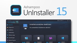 Ashampoo UnInstaller 15  Programme restlos deinstallieren  Programmvorstellung [upl. by Diao237]