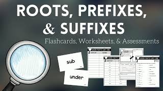 Root Words Prefixes and Suffixes Lesson Plans [upl. by Anyala]