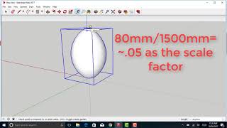 Scaling Down Objects In Sketchup [upl. by Mandych]