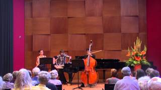 Passione Amorosa by G Bottesini Flute double bass and piano [upl. by Agna188]