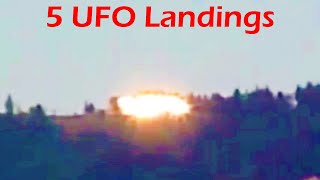 THIS IS 100 ALIEN TECH 5 amazing UFO landing cases in forests around the world uap aliens [upl. by Wrennie]