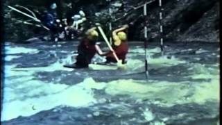 1970s KCCNY Esopus Whitewater Slalom Races [upl. by Airotkciv]