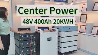 Center Power 20KWH 48v 400ah ess home battery [upl. by Baugh]